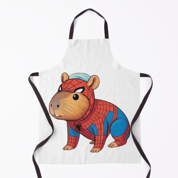 Item preview, Spider Hamster – Cute Superhero Capibara Illustration designed and sold by Yeye´s Shop.