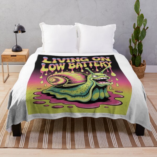 Item preview, Living on Low Battery – Slow, Tired, Still Moving designed and sold by NewUSShop.