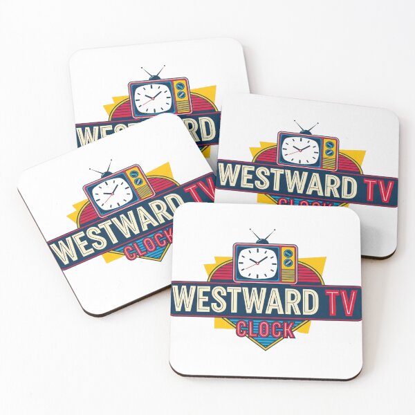 Item preview, 80s Retro Westward TV Clock designed and sold by Pollock.