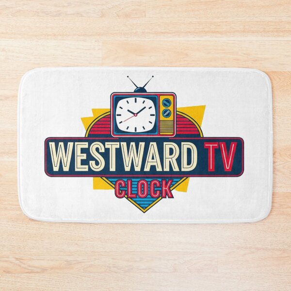 Item preview, 80s Retro Westward TV Clock designed and sold by Pollock.