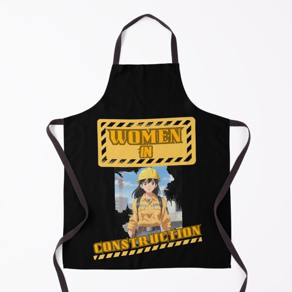 Item preview, Animeted Women in Construction Yellow Hard Hat designed and sold by Wiss2Arts.