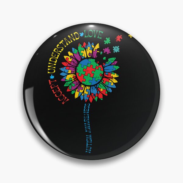 Item preview, Autism Awareness Sunflower Puzzle Accept Asd Women Men Kids designed and sold by Trungles-tee.