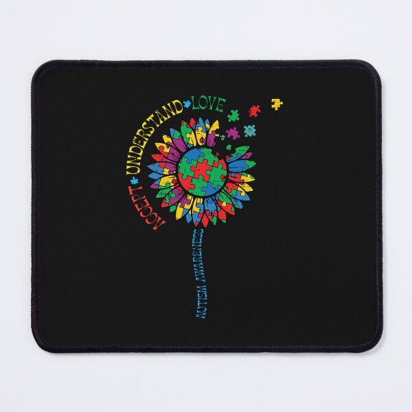 Item preview, Autism Awareness Sunflower Puzzle Accept Asd Women Men Kids designed and sold by Trungles-tee.