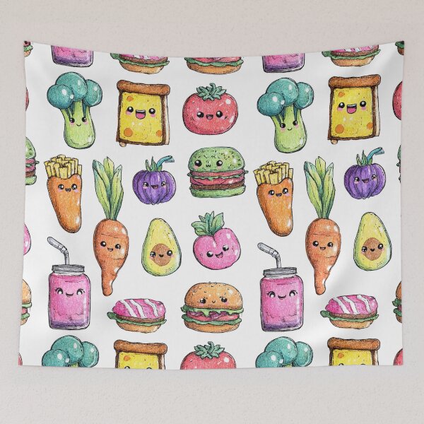 Item preview, Scribble Snacks designed and sold by bubblyrainbow.