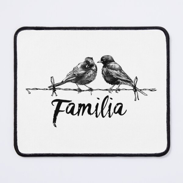 Item preview, Familia – Two Birds on Barbed Wire (Black & White Sketch) designed and sold by inkoutninja.