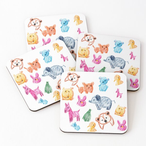 Item preview, Mini Scribble Zoo designed and sold by bubblyrainbow.