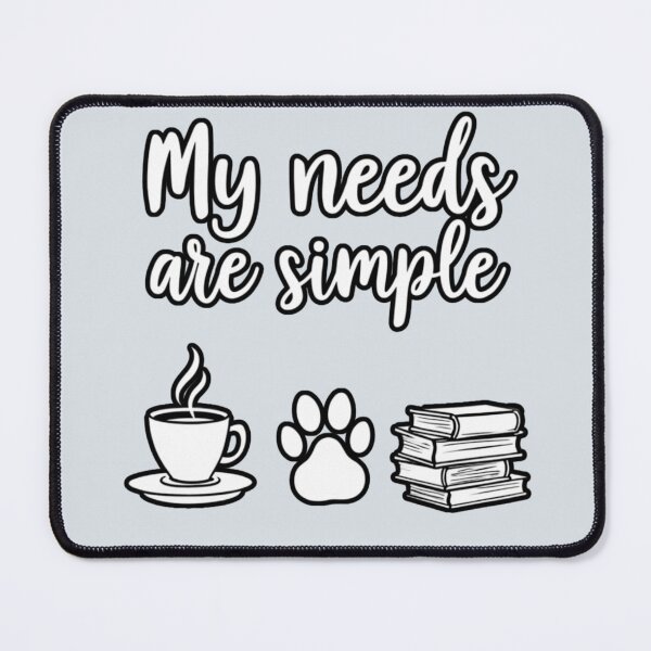 Item preview, Simple Joys: Coffee, Pets, and Books - Coffein, Paws and Pages designed and sold by PriyaMagic.