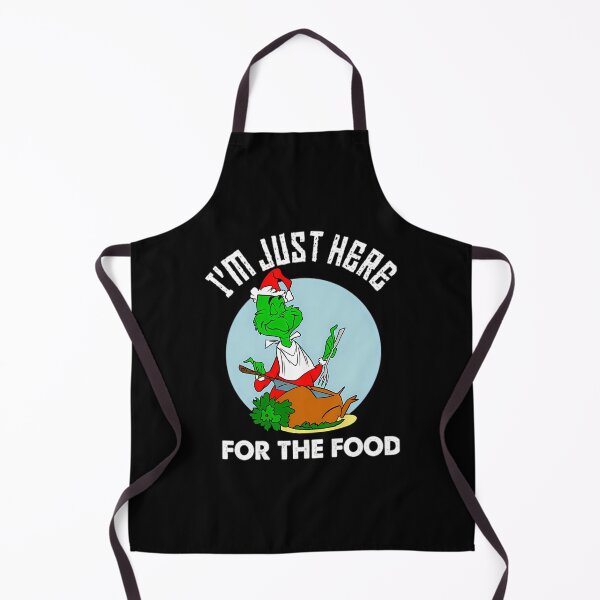 Item preview, Funny Grinchs Christmas  I'M Justs Here For The Foods designed and sold by Jest-tee.