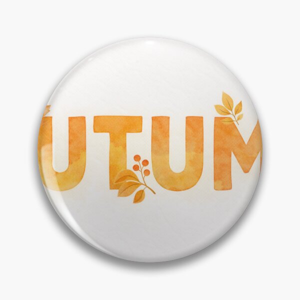 Item preview, Autumn Typography Design – Warm Orange Seasonal Lettering designed and sold by DrizzyV.