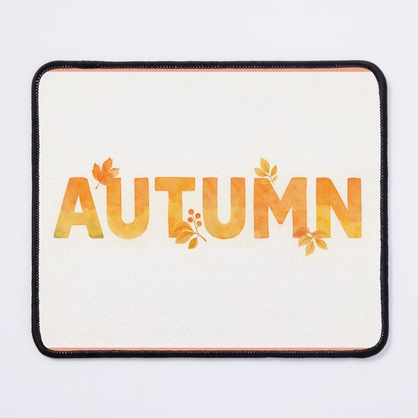 Item preview, Autumn Typography Design – Warm Orange Seasonal Lettering designed and sold by DrizzyV.