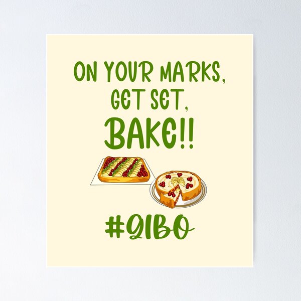 Item preview, On Your Marks…BAKE! #GIBO (on Off-White) designed and sold by PawsitiveMum3.
