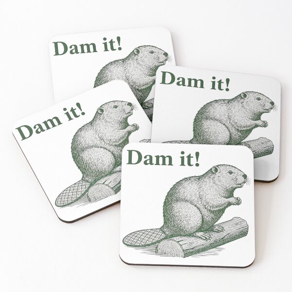 Item preview, Dam it! designed and sold by friedcactstudio.