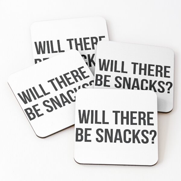 Item preview, WILL THERE BE SNACKS? designed and sold by friedcactstudio.