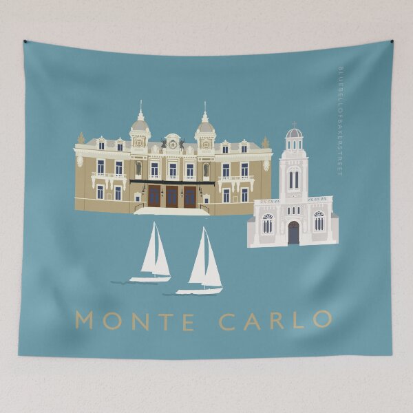 Item preview, Gráfico de Monte Carlo designed and sold by bluebell42.