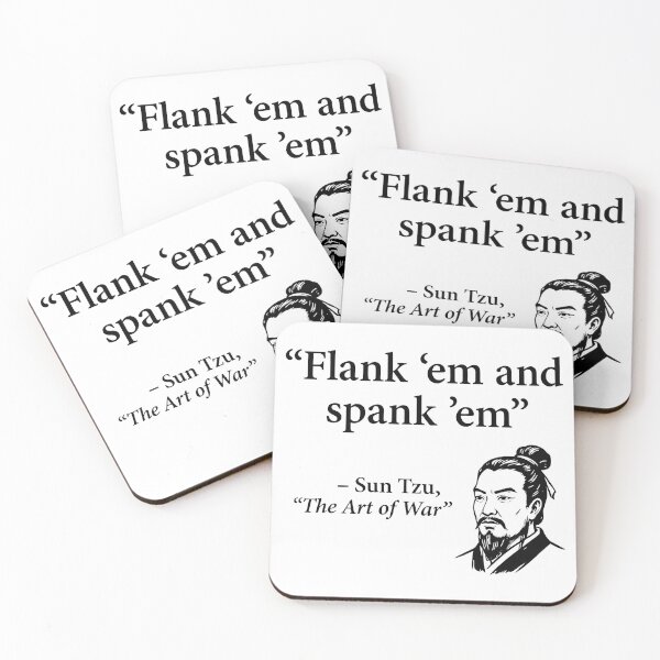 Item preview, Flank ‘em and spank ‘em designed and sold by friedcactstudio.