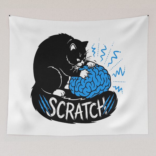 Item preview, cat scratch Sassy Cat Attitudes designed and sold by Uglyandcute.