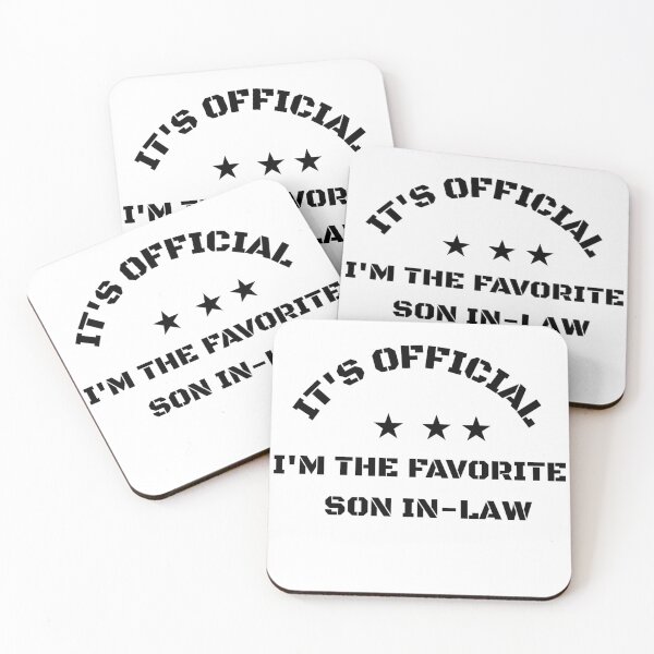 Item preview, It's Official I'm The Favorite Son In Law Shirt Funny Vintage Gift for Son In Law designed and sold by Unsololugar.