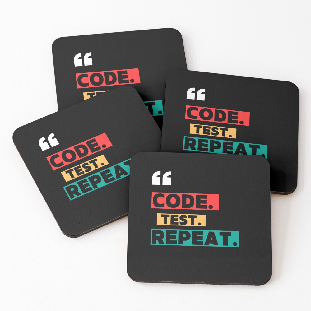 Item preview, Coasters (Set of 4) designed and sold by CodeChai-Studio.