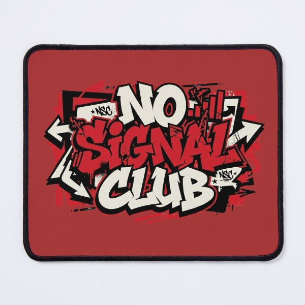 Item preview, Gráfico de ropa urbana del club No Signal designed and sold by Quiet Mode Studio.