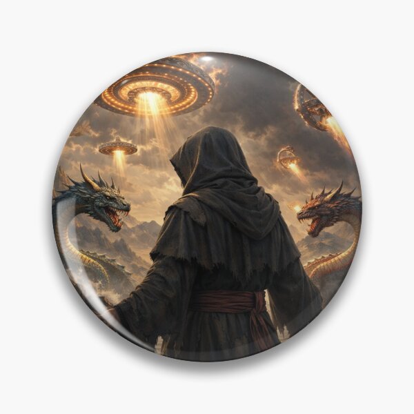Item preview, Jesus, Dragons, and UFOs  designed and sold by MaroshBaizaArt.