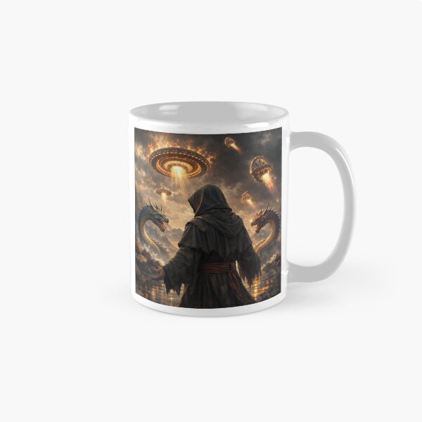 Item preview, Jesus, Dragons, and UFOs  designed and sold by MaroshBaizaArt.