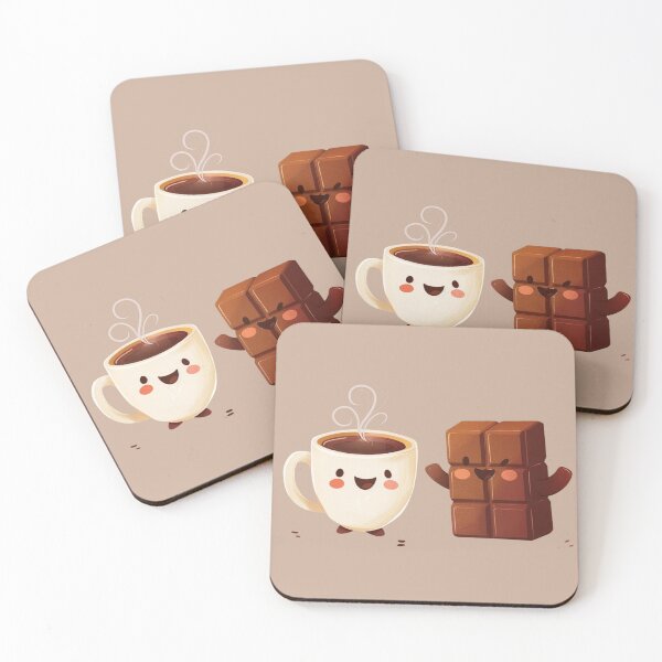 Item preview, Chocolate and Coffee designed and sold by bubblyrainbow.