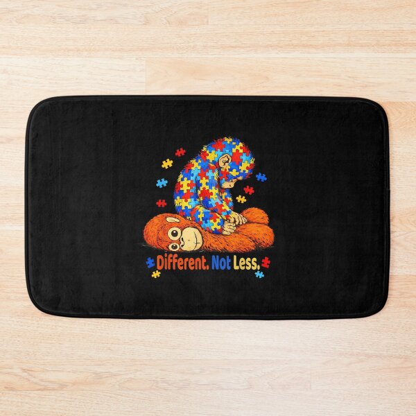 Item preview, Different Not Less Cute Autism Monkey Punch Puzzle Funny designed and sold by Dear-Blue.