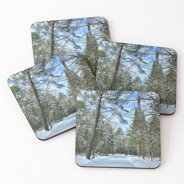 Item preview, Outdoor Ice Skating Trail in the North designed and sold by ClarissaFlora.