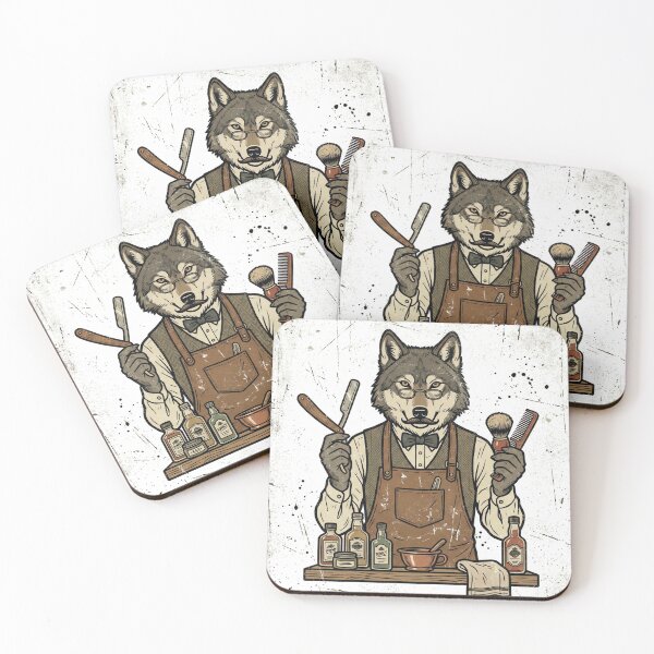 Item preview, Wolf Barber with Classic Razor designed and sold by pictranoosa.