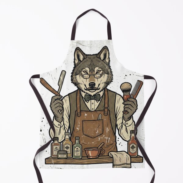 Item preview, Wolf Barber with Classic Razor designed and sold by pictranoosa.