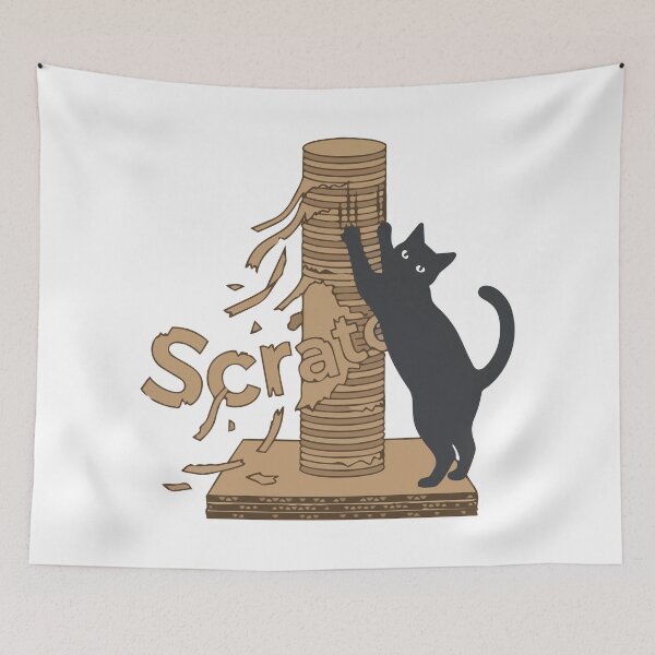 Item preview, cat scratch Sassy Cat Attitudes designed and sold by Uglyandcute.