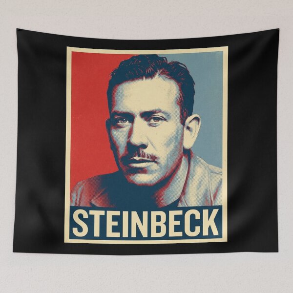 Item preview, John Steinbeck Hope Style Retro Poster Art  designed and sold by Anya Byron.