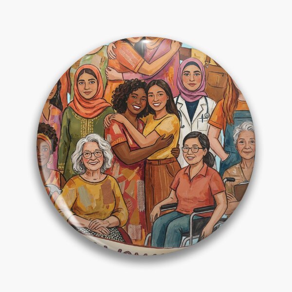Item preview, Every Woman Matters Diverse Inclusive Feminism Art designed and sold by AOG-DESIGNS.