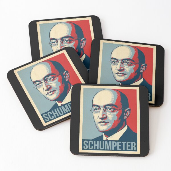 Item preview, Joseph Schumpeter Hope Style Retro Poster Art  designed and sold by Anya Byron.