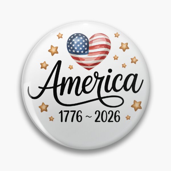 Item preview, Flag Heart 1776 2026 July 4th 250th Birthday designed and sold by moonboiuwu.