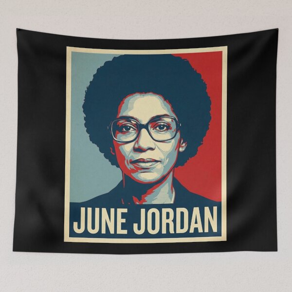 Item preview, June Jordan Hope Style Retro Poster Art  designed and sold by Anya Byron.
