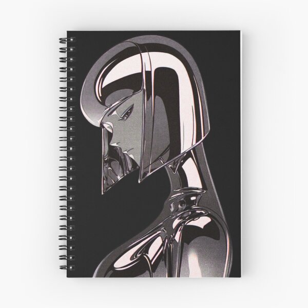 Aperçu de l'œuvre Robot Waifu métallique - Art chromé futuriste créée et vendue par VictorPrimo.