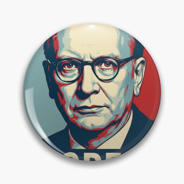 Item preview, Karl Jaspers Hope Style Retro Poster Art  designed and sold by Anya Byron.