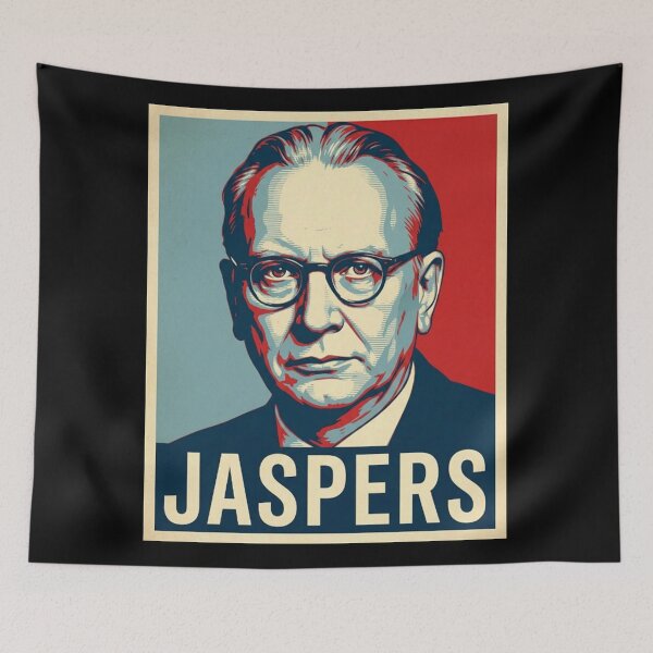 Item preview, Karl Jaspers Hope Style Retro Poster Art  designed and sold by Anya Byron.