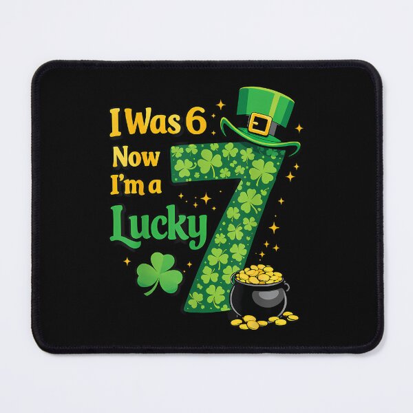 Item preview, I Was 6 Now Im 7 Lucky 7Th Birthday St Patricks Day designed and sold by Dear-Blue.