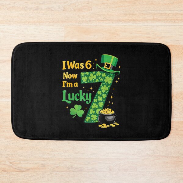 Item preview, I Was 6 Now Im 7 Lucky 7Th Birthday St Patricks Day designed and sold by Dear-Blue.