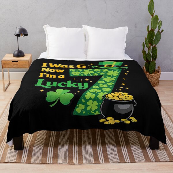 Item preview, I Was 6 Now Im 7 Lucky 7Th Birthday St Patricks Day designed and sold by Dear-Blue.