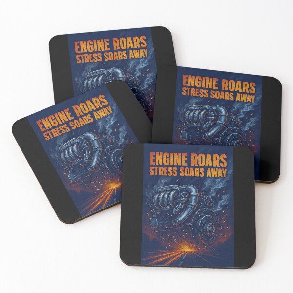 Item preview, Engine Roars, Stress Soars Away  Diesel Power Poster designed and sold by mbmstores.