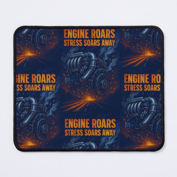 Item preview, Engine Roars, Stress Soars Away  Diesel Power Poster designed and sold by mbmstores.