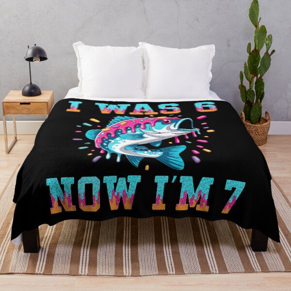 Item preview, Fishing I Was 6 Now I'M 7 Birthday Shirt 6 7 Birthday designed and sold by Dear-Blue.
