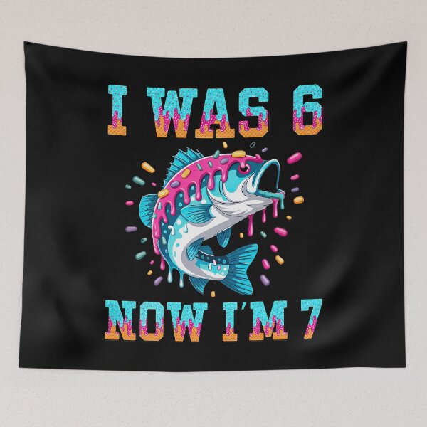 Item preview, Fishing I Was 6 Now I'M 7 Birthday Shirt 6 7 Birthday designed and sold by Dear-Blue.