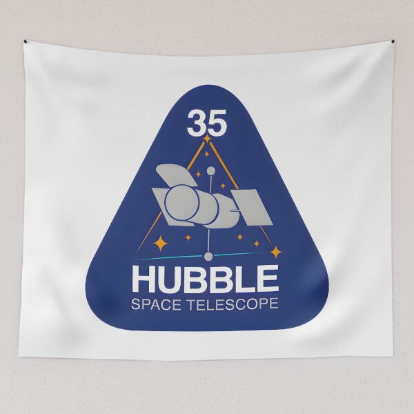 Item preview, Hubble Space Telescope 35th Anniversary Commemorative Logo designed and sold by CharlieDesings.