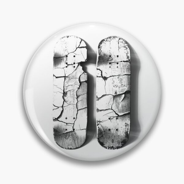 Item preview, Cracked Concrete Skateboard Decks – Black & White Urban Texture Photo designed and sold by inkoutninja.