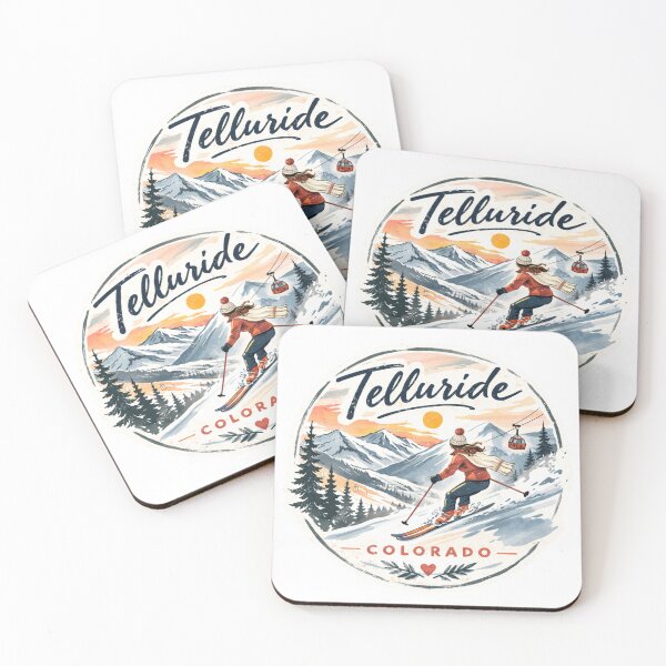 Item preview, Telluride Colorado Skiing  designed and sold by PamLeeDesign.