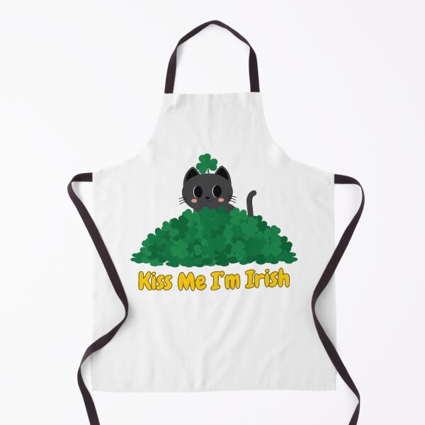 Item preview, Kiss Me, I’m Irish Cat for St. Patrick’s Day designed and sold by OmCollections.
